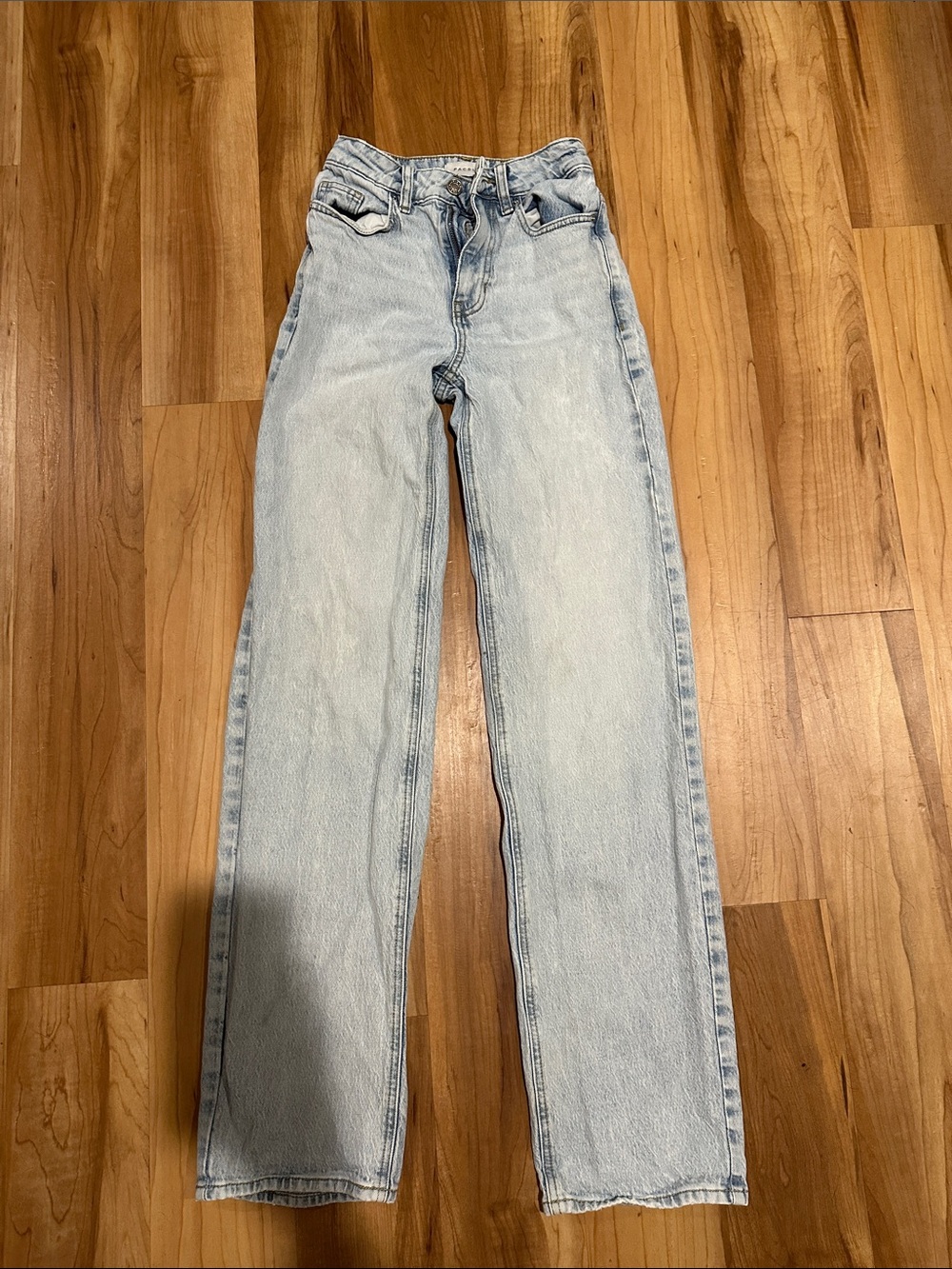 PacSun Light Blue Straight-Leg Women's Jeans
